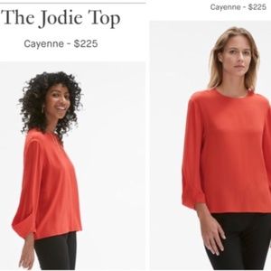 MM.LaFleur The Jodie Top in Cayenne